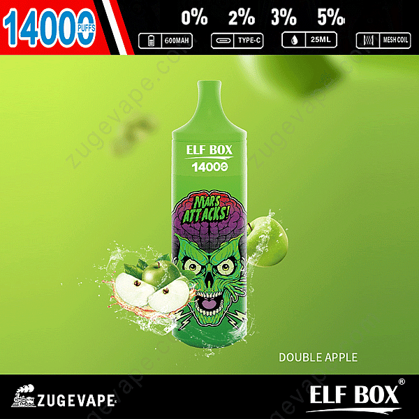 Elf Box 14000 Puffs Double-Apple