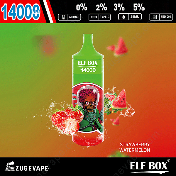 Elf Box 14000 Puffs Strawberry-Watermelon