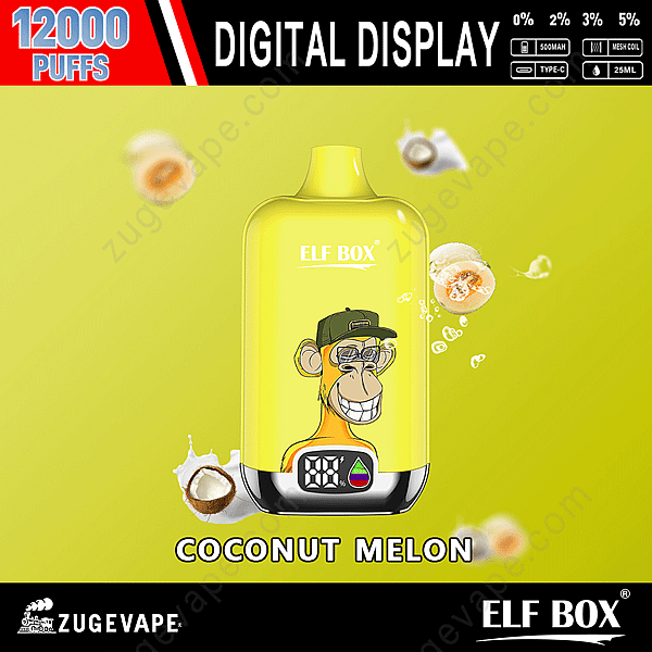 Elf Box Digital 12000 Puffs Kokosnuss-Melone