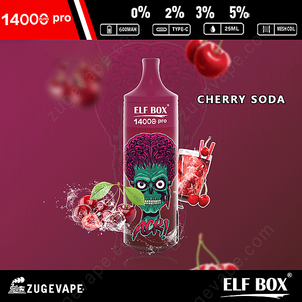 Elf Box Rgb 14000 Puffs Pro Cherry-Soda