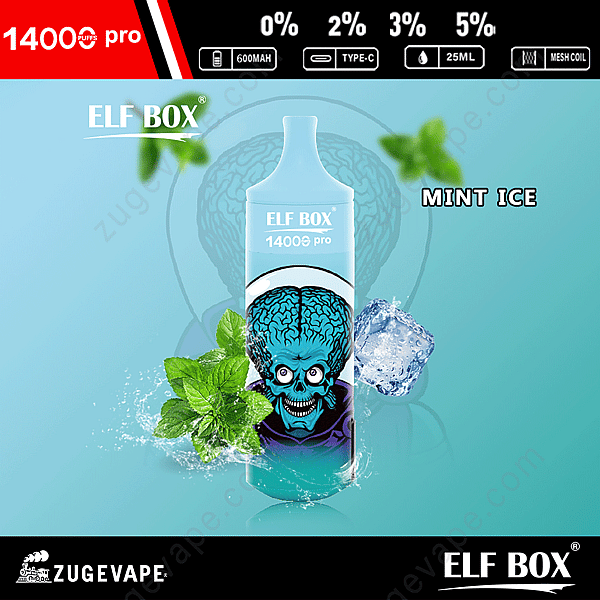 Elf Box Rgb 14000 Puffs Pro Mint-Ice
