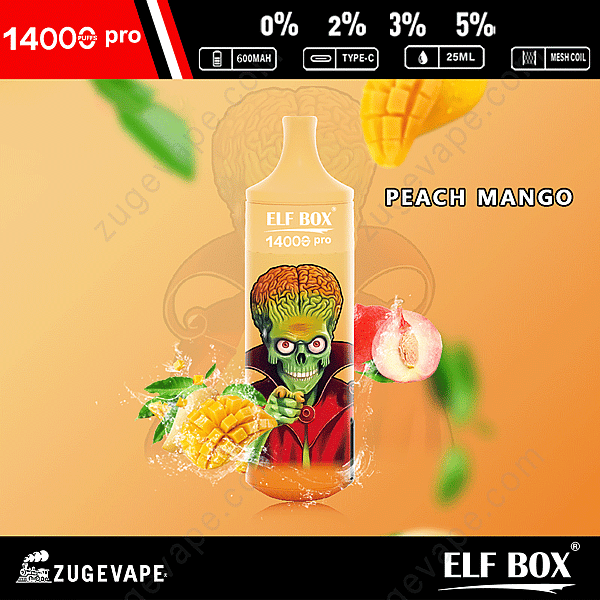 Elf Box Rgb 14000 Puffs Pro Peach-Mango
