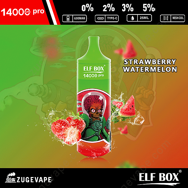 Elf Box Rgb 14000 Puffs Pro Strawberry-Watermelon