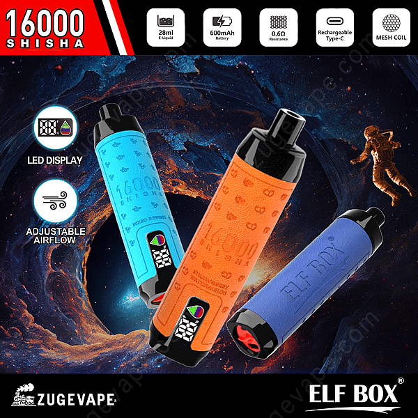 Elf Box Shisha 16000 Puffar