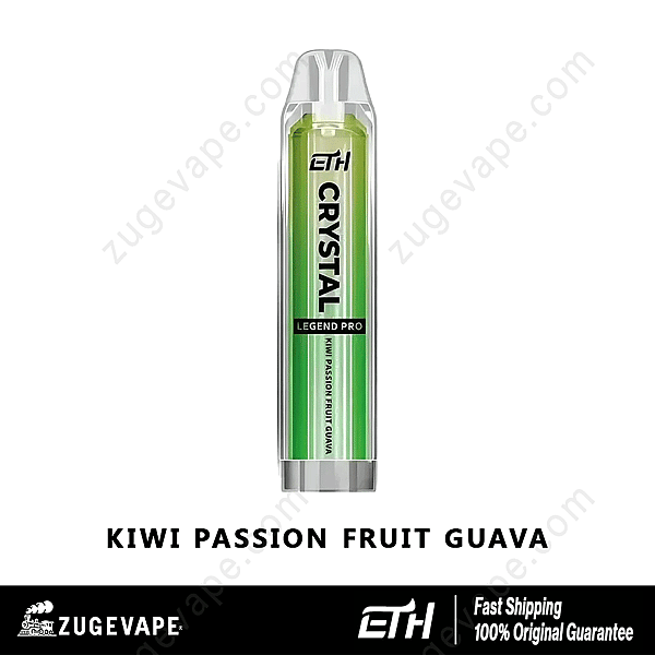 Eth Crystal Legend Pro 4000 Puffar Kiwi-Passion-Fruit-Guava