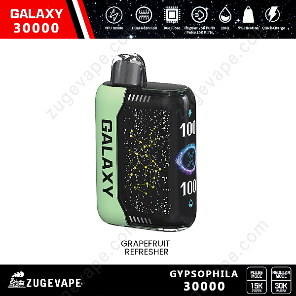 Galaxy 30000 Gypsophila 30000 Puffs Pamplemousse-Refresher