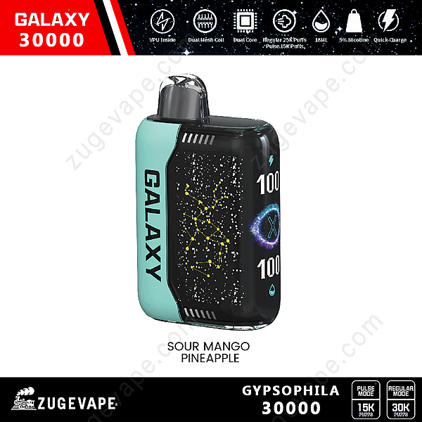 Galaxy 30000 Gypsophila 30000 Puffs Sour-Mangue-Ananas
