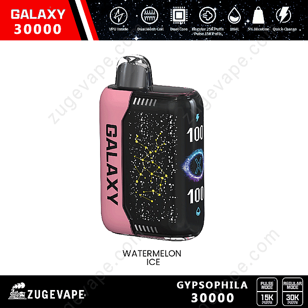 Galaxy 30000 Gypsophila 30000 Puffs Pastèque-Glace