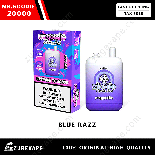 Mrgoodie 20000 Puffs Blue-Razz