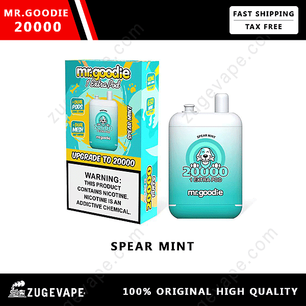 Mrgoodie 20000 Puffs Spear-Mint