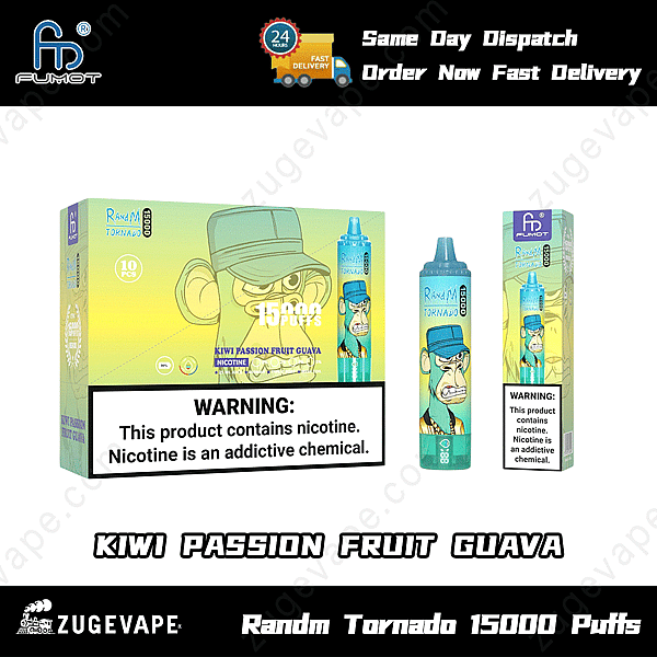 Randm Tornado 15000 Puffs Kiwi-Maracuyá-Guayaba