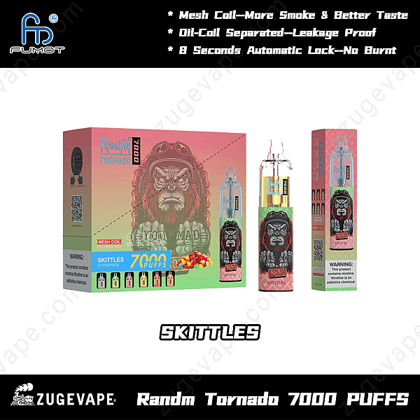Skittles Randm Tornado 7000 Puffs