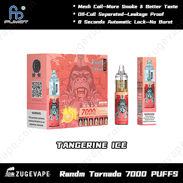 Randm Tornado 7000 Puffs Mandarine-Glace