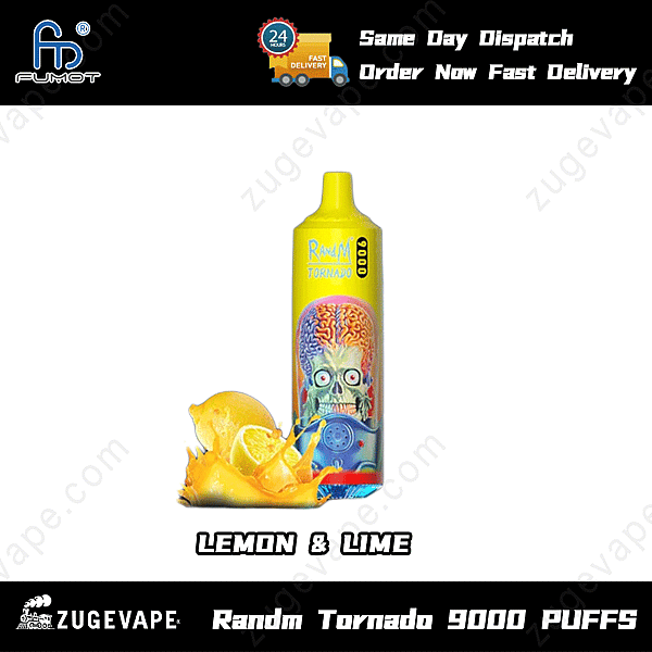 Randm Tornado 9000 Puffar citron-lime