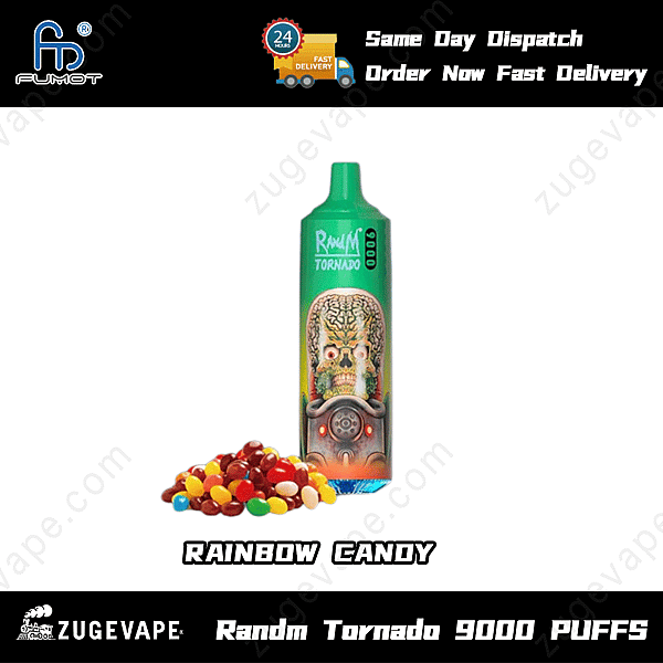 Randm Tornado 9000 Puffs Rainbow-Candy