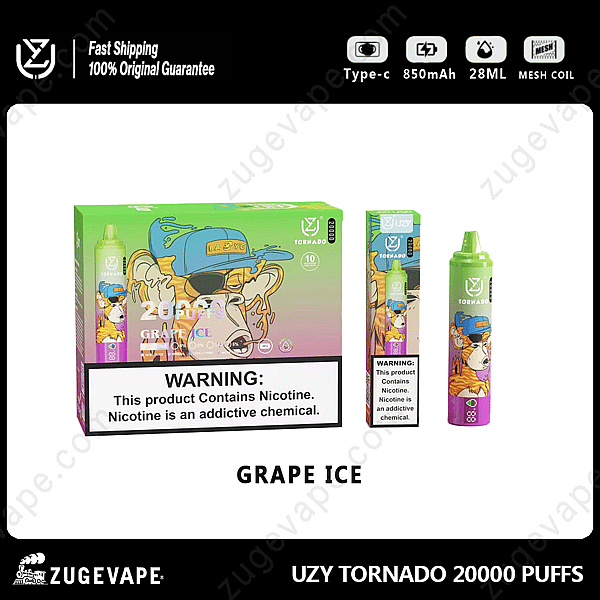 Uzy Tornado 20000 Züge Traubeneis