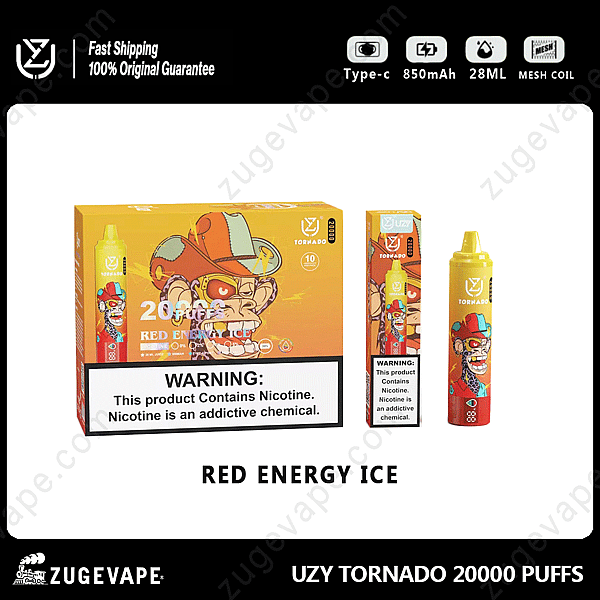 Uzy Tornado 20000 Züge Red-Energy-Ice