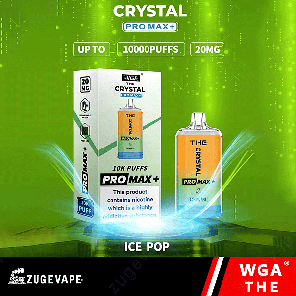 Wga The Crystal Pro Max Extra 10000 soffi di ghiaccioli
