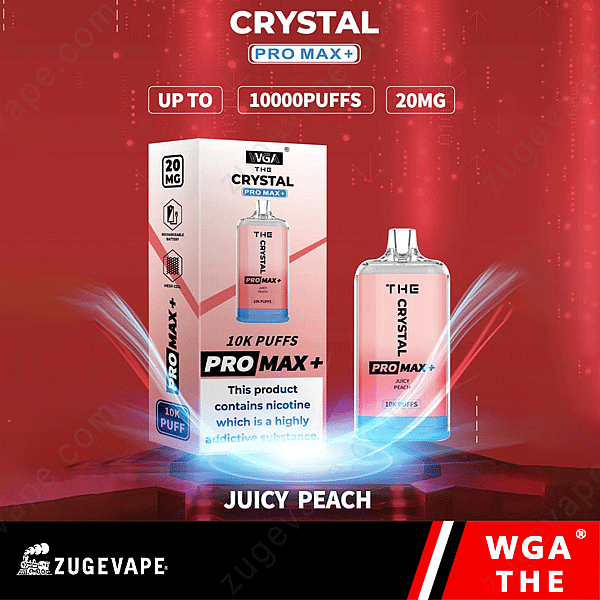 Wga The Crystal Pro Max Extra 10000 Puffs Pesca succosa