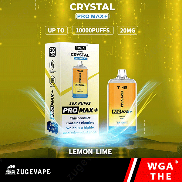 Wga The Crystal Pro Max Extra 10000 Puffs Limone-Lime