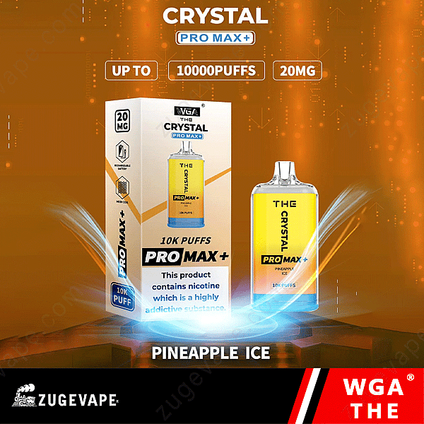 Wga The Crystal Pro Max Extra 10000 Puffs Ananas-Ghiaccio