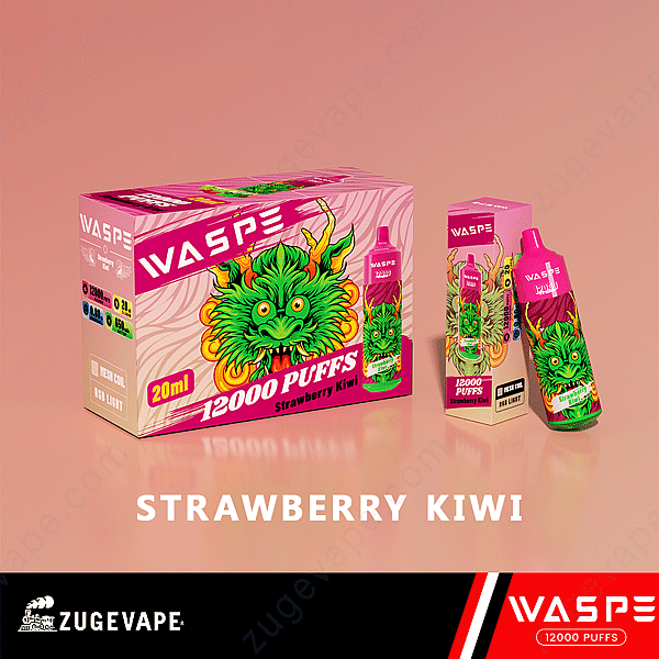 Waspe 12000 Züge Erdbeere-Kiwi