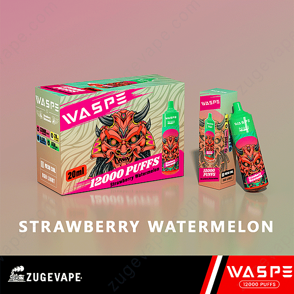 Waspe 12000 Puffs Erdbeere-Wassermelone