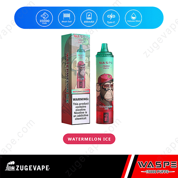Waspe 15000 Puffs Watermelon-Ice