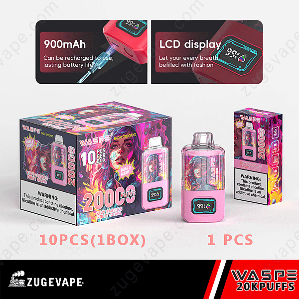 Waspe 20000 Puffs Dual Mesh Box