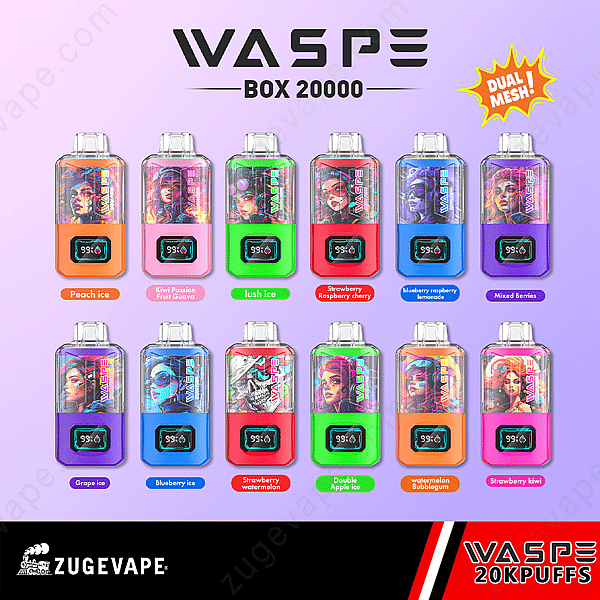 Waspe 20000 Puffs Dual Mesh Flavor