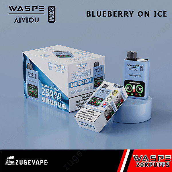 Waspe 25000 Puffs Blueberry-On-Ice