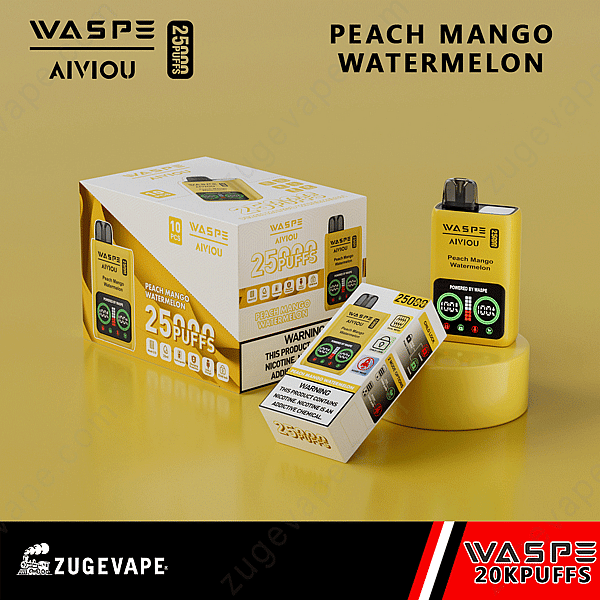 Waspe 25000 Puffs Peach-Mango-Watermelon