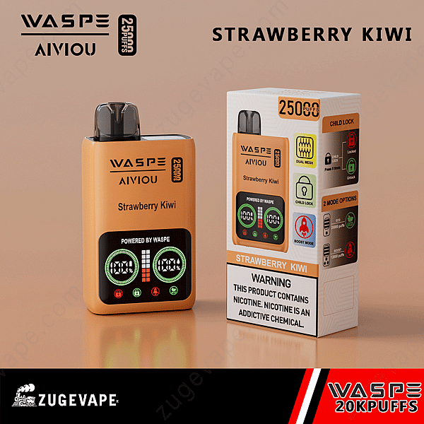 Waspe 25000 Puffs Strawberry-Kiwi