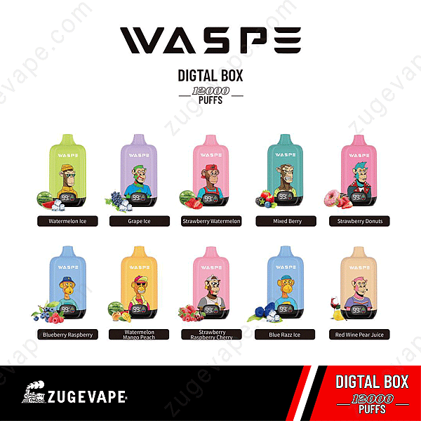Waspe Digital Box 12000 Puffs Aroma