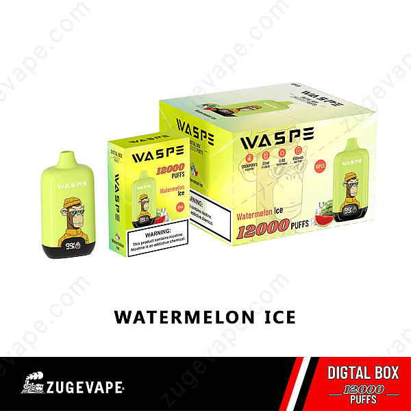 Waspe Digital Box 12000 Puffs Anguria-Ghiaccio