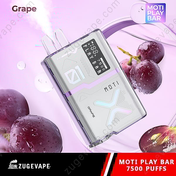 Moti Play Bar 7500 Puffs Grape
