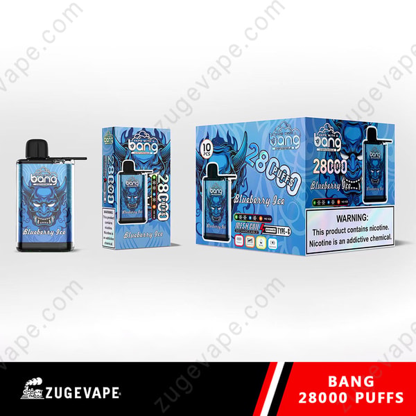 Bang 28000 Puffs Ice Control 28K Oplaadbare Wegwerp Vape - ZugeVape