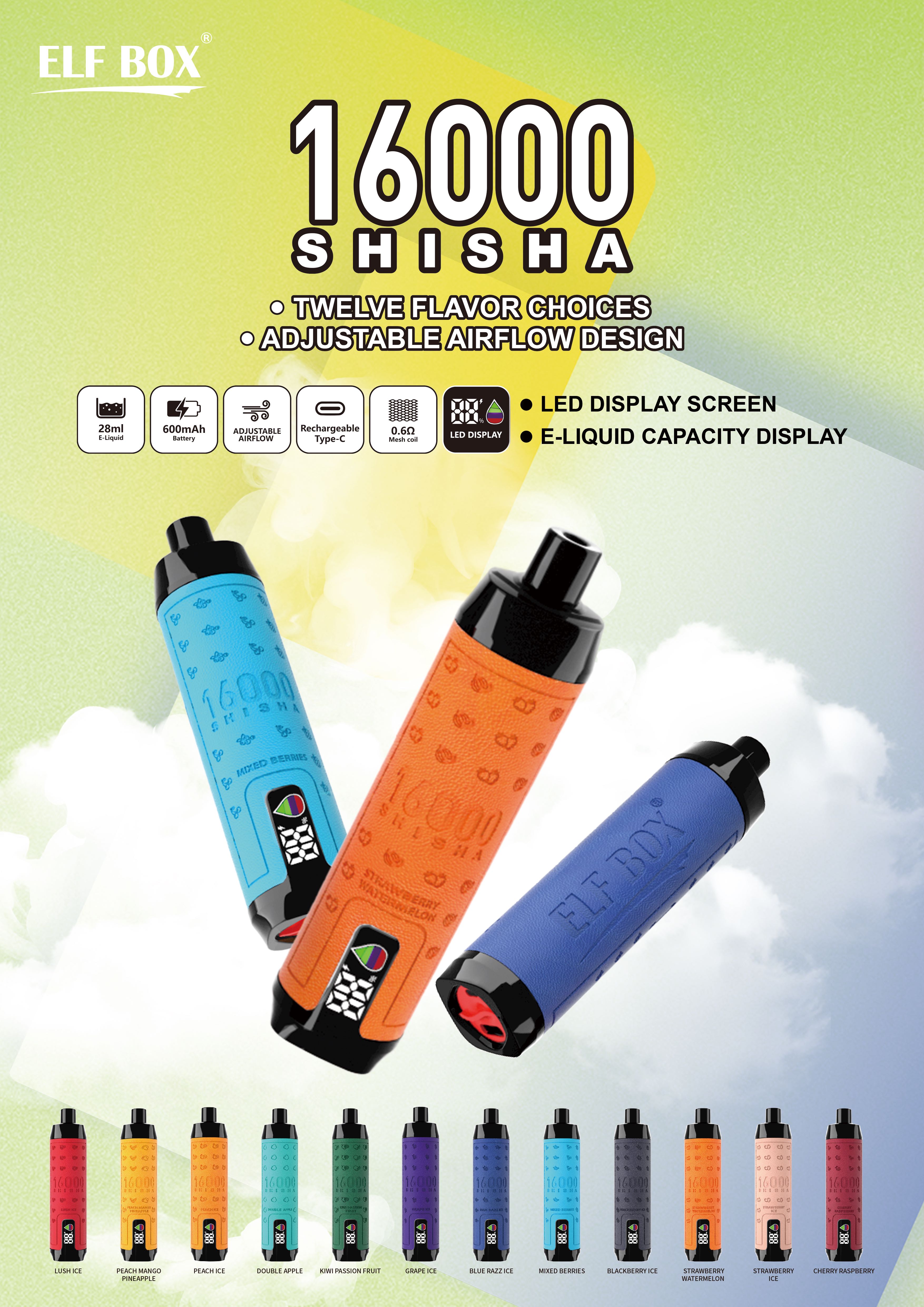 Elf Box Shisha 16000 Puffs Banner