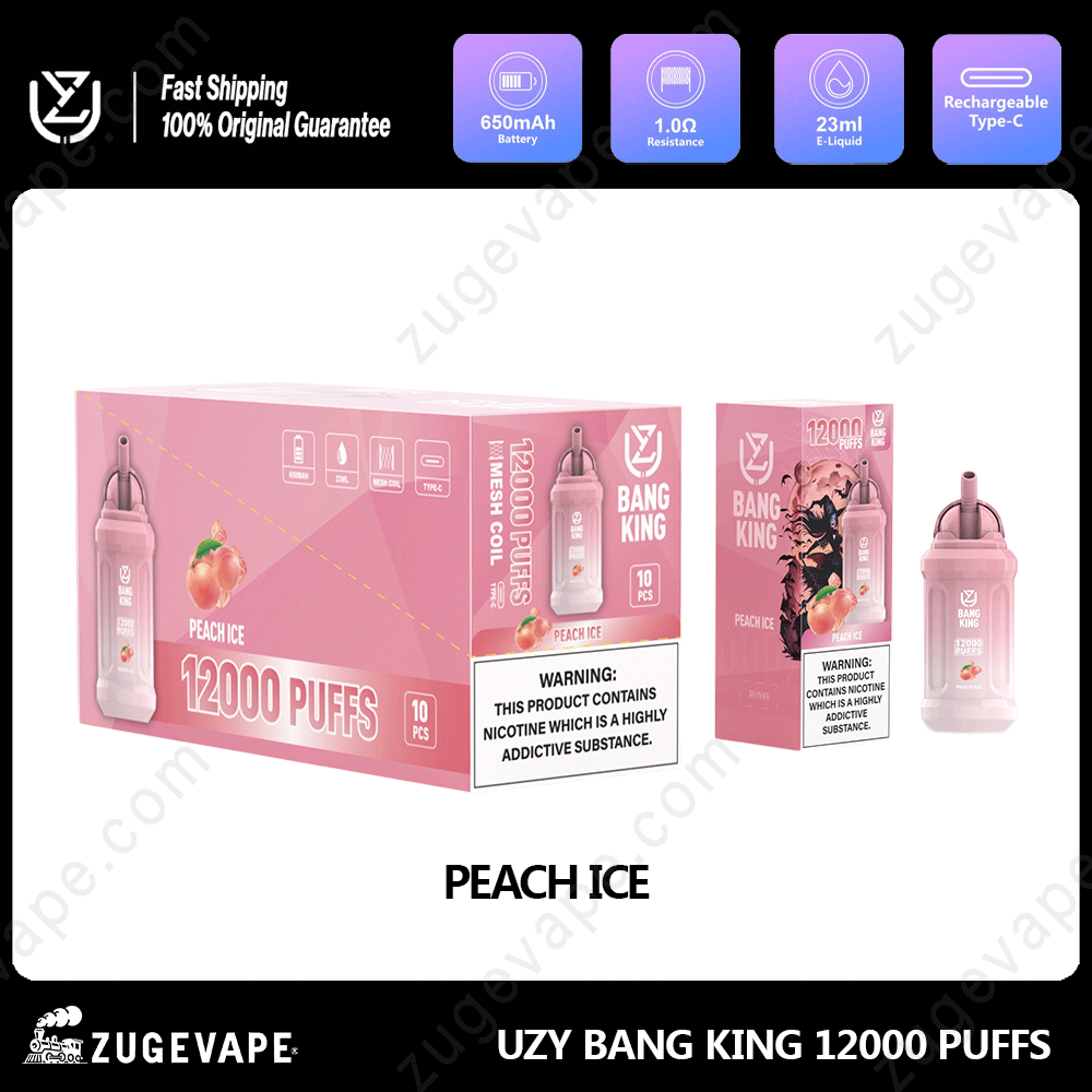 UZY Bang King 12000 Puffs 0% 2% 3% 5% Nicotine Disposable Vape