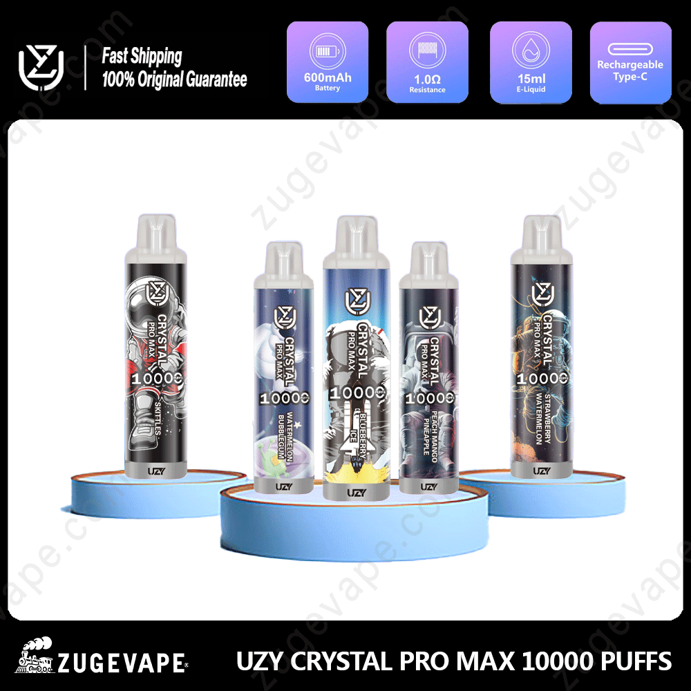 UZY Crystal Pro Max 10000 Puffs 10K Disposable Vape - ZugeVape